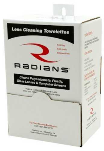 Radians Lens Cleaning 100 Towelettes In A Box